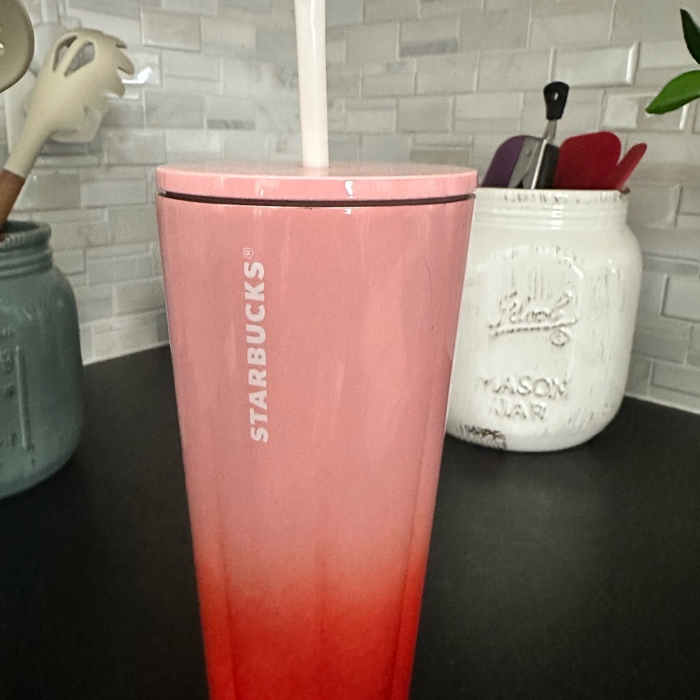 Starbucks Ombrè Pink Tumbler